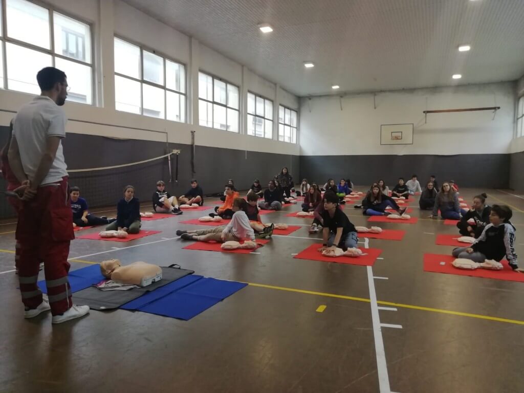 formazione BLS scuola Gaudiano