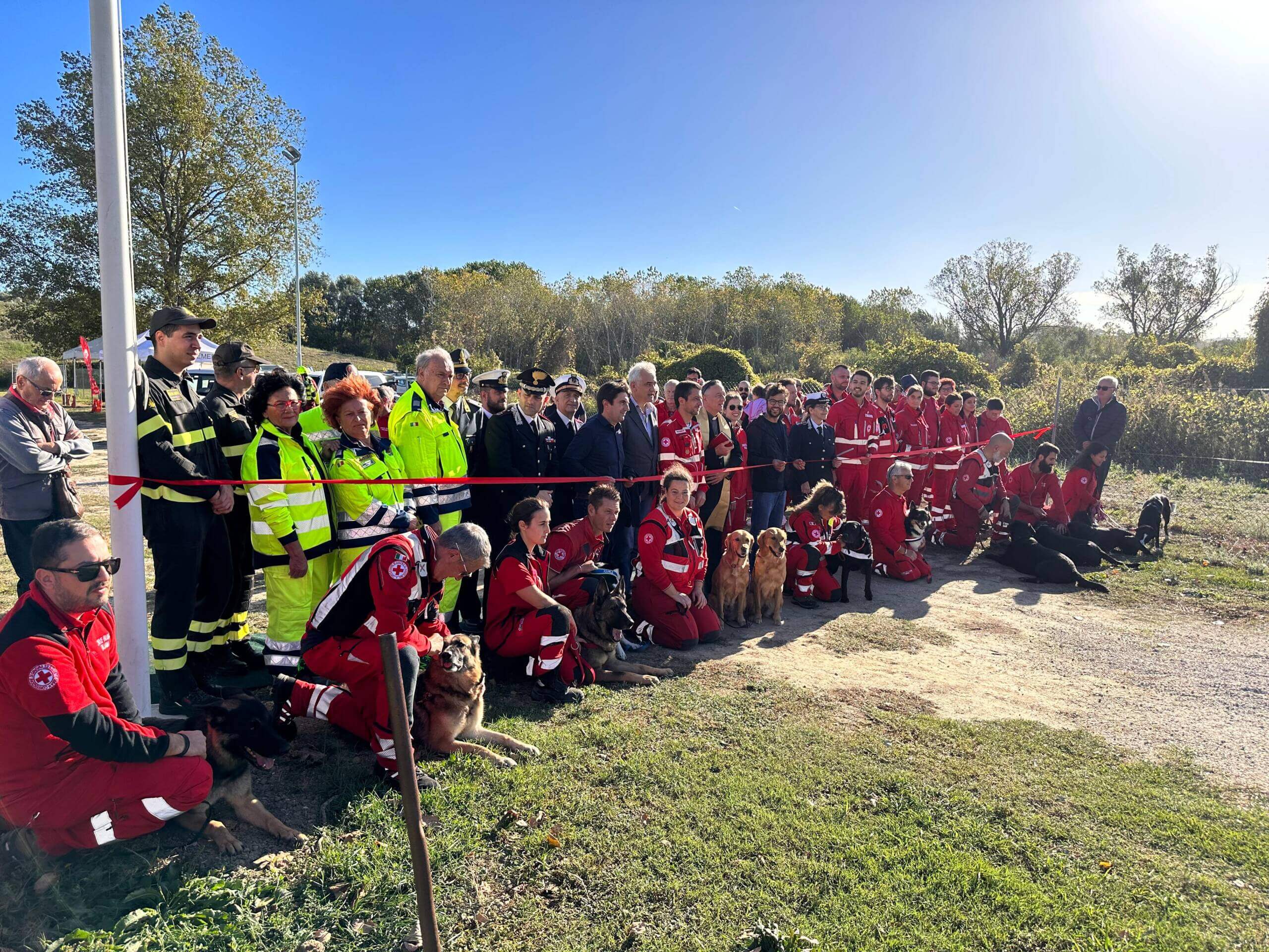 inaugurazione campo cinofili
